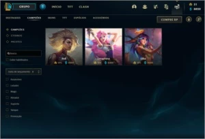 Conta 2012, 194 skin, icones e skins raras - League of Legends LOL