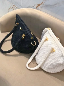 Bolsa Tote Bag em Crochê com Forro e Bolso