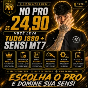 Pack Sensi MT7 Style FF 2026 | Capa + HUD PRO | Sem App - Free Fire