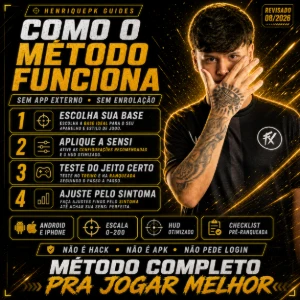 Pack Sensi MT7 Style FF 2026 | Capa + HUD PRO | Sem App - Free Fire