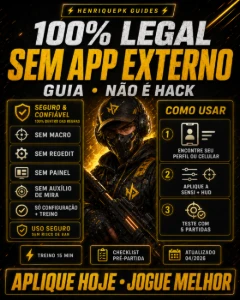 Pack Sensi FF 2026 OB53 | Capa Sem Ban + DPI/HUD - Free Fire