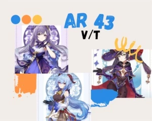 Ganyu + Mona + Keqing Ar43 NA Server - Genshin Impact