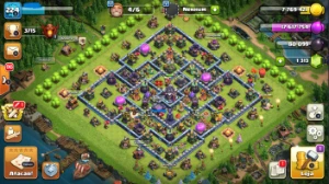 Conta Clash of Clans CV 15 - COC 15 - TH 15