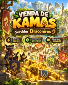 Draconiros - Kamas 1Mk (Promoção Limitada) - Dofus