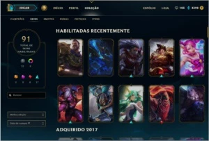 Conta de Leagues Of Legends  Mestre - League of Legends LOL