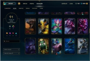 Conta de Leagues Of Legends  Mestre - League of Legends LOL