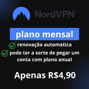  [Promoção] NordVPN: 30 Dias de Proteção Total  Envio Rápido - Assinaturas e Premium