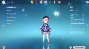 Conta Genshim impact (Qiqi) Rank 7 - Genshin Impact