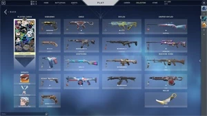 Conta Valorant CHEIA de skins Platina 2 ato passado com vp