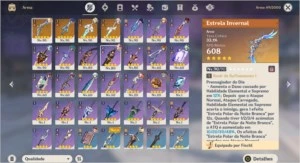 AR55: 9 personagens e 4 armas T5 - Genshin Impact