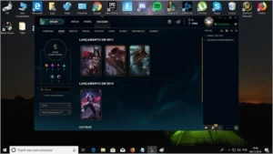 Conta lol platina V - League of Legends