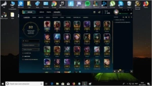 Conta lol platina V - League of Legends