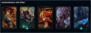 Conta League Of Legends GOLD IV, com 5 SKINS LOL