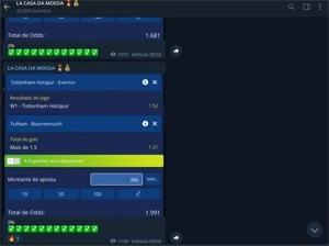 Grupo Exclusivo De Apostas Esportivas - 85% de acerto 🎯 - Assinaturas e Premium
