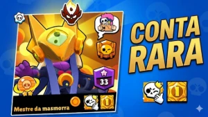 Conta Super Rara Brawl Stars 2018 Com Mestre