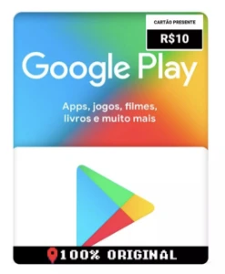 Gift card play store código digital de 10