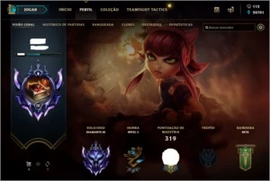 Conta Diamante 3 (Todos os Champs) 130 skins - League of Legends LOL