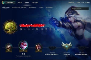 Conta League Of Legends ( Prata 1 ) ( 17 campeões ) LOL