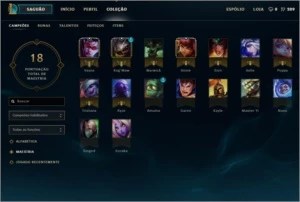 Conta League Of Legends ( Prata 1 ) ( 17 campeões ) LOL