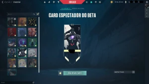 Conta Valorant Champions 1, Card Twitch Beta, 10+ skins