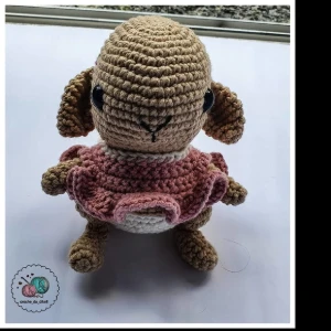 filhinha coelha popsom amigurumi