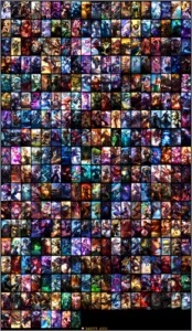 Conta Nvl154 - Platina 1 - 331 skins - All Heroes - - League of Legends LOL