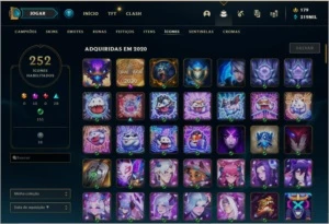 CONTA LOL D2 , LV 434, 154 SKINS, TODOS OS CHAMPS,320K DE EA - League of Legends
