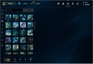 CONTA LOL D2 , LV 434, 154 SKINS, TODOS OS CHAMPS,320K DE EA - League of Legends