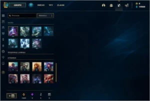 CONTA DIAMANTE 1  MUITA ESSÊNCIA AZUL - League of Legends LOL