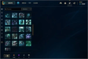 CONTA DIAMANTE 1  MUITA ESSÊNCIA AZUL - League of Legends LOL