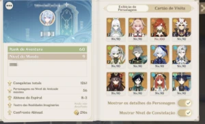 Zibai C2 + Linnea C2 + Mavuika C2 + 165 desejos+ - Genshin Impact