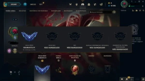 Conta Lol - Diamante 4, 77% De Wr(E-Mail Não Confirmado) - League of Legends