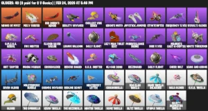 Renegade Raider + 66 Skins + 62 Emotes + 87 Pikaches - Fortnite