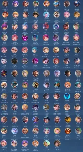 Conta Mobile Legends lv.119 com 333 skins, heróis e emblemas
