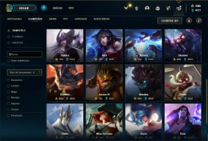 Conta Unranked com 150 Champs e 179 Skins - League of Legends LOL