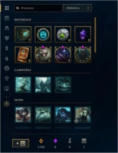Conta Platina 1 com 67% de Winrate - League of Legends LOL