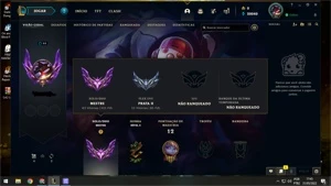 Conta mestre 69% Win rate - 321pdl - League of Legends LOL