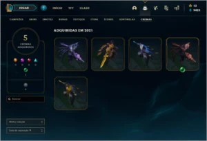 Vendo conta de LOL - ELO MESTRE - League of Legends