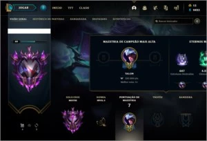 Vendo conta de LOL - ELO MESTRE - League of Legends