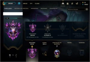 Vendo conta de LOL - ELO MESTRE - League of Legends