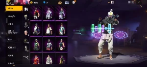 Conta de free fire à venda muito barato