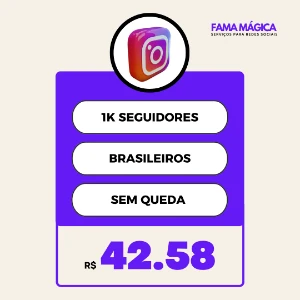 1K Seguidores Brasileiro