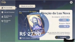 Conta genshin ar10 , tartaglia/chield e lança de jade - Genshin Impact