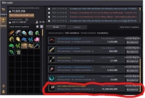277 bs tet, 2 potions feitas, 10 Bi market - Black Desert