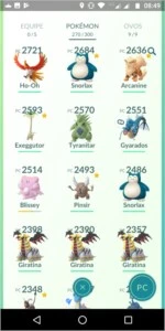 Conta azul PTC level 33 - Pokémon