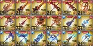 [NUTAKU] Kamihime P 26 SSR Kamis, 2 Eido 100% 1 140% - Outros