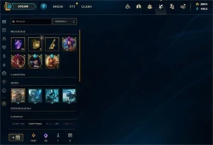 Conta lol 240 Skins (9 prest. + 3 ult.) perfeita c/ mt RP! - League of Legends