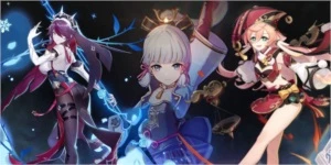 Conta AR30 Ayaka+Rosaria+Barbara Skin - Genshin Impact