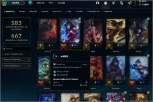 CONTA LEAGUE OF LEGENDS LVL 302 LOL