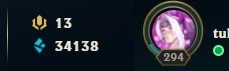 ACC PLATINA LoL +100 SKIN 10 GEMA E MT CRAFT PRA SKIN